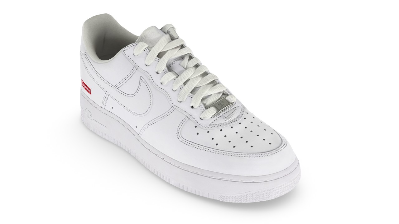 Nike Air Force 1 x Supreme Low Box Logo - White