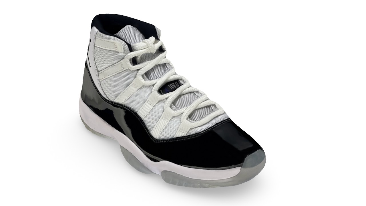 NEW FASHION] Louis Vuitton Black White Air Jordan 11 Shoes Hot