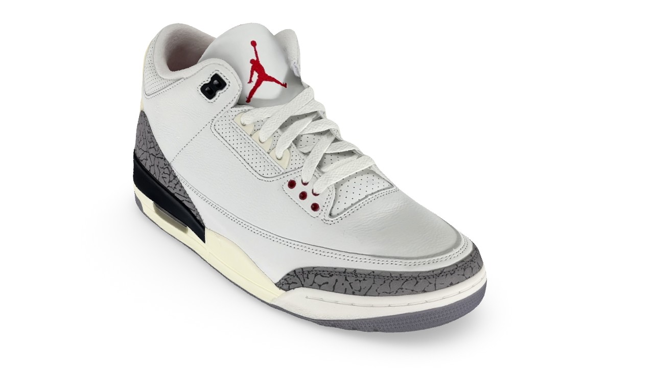 Jordan 3 Retro Mid White Cement Reimagined