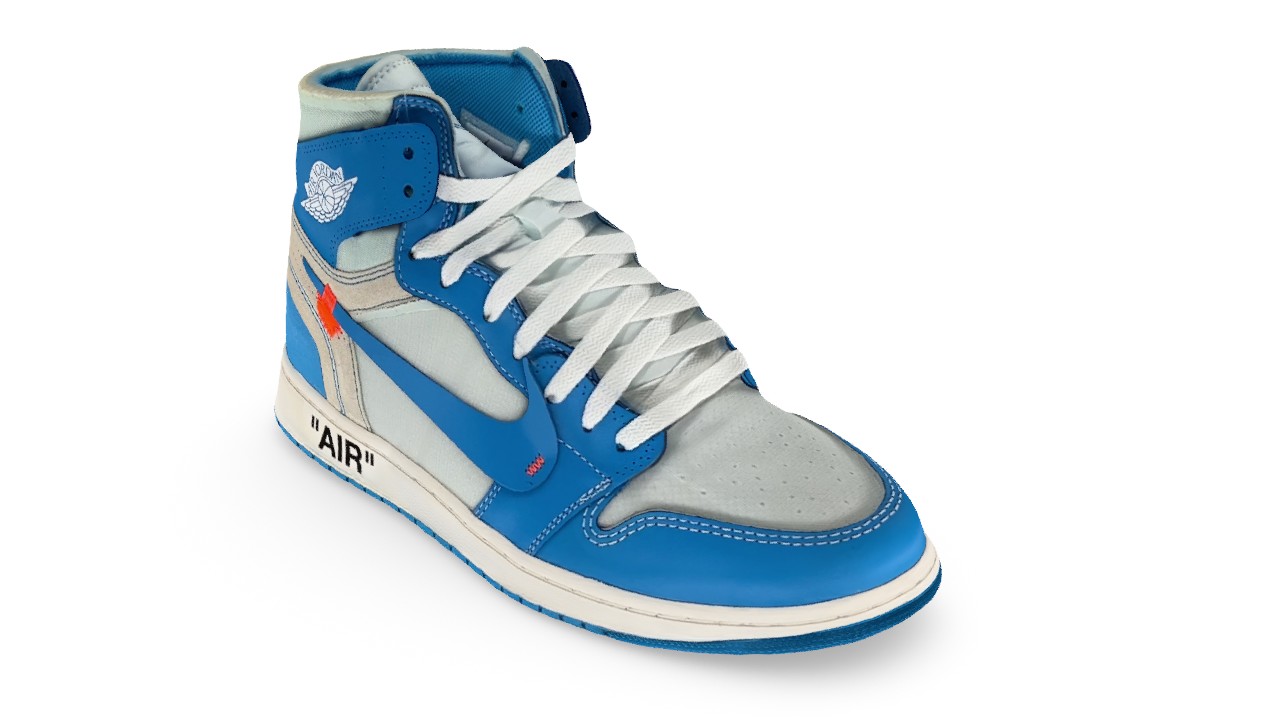 Air Jordan 1 Retro High Off-White University Blue