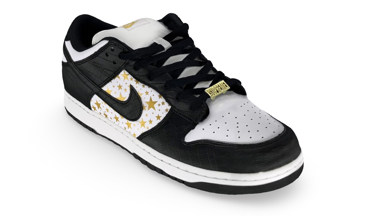 Nike SB Dunk Low Supreme Stars Black 2021 for Sale | Authenticity ...