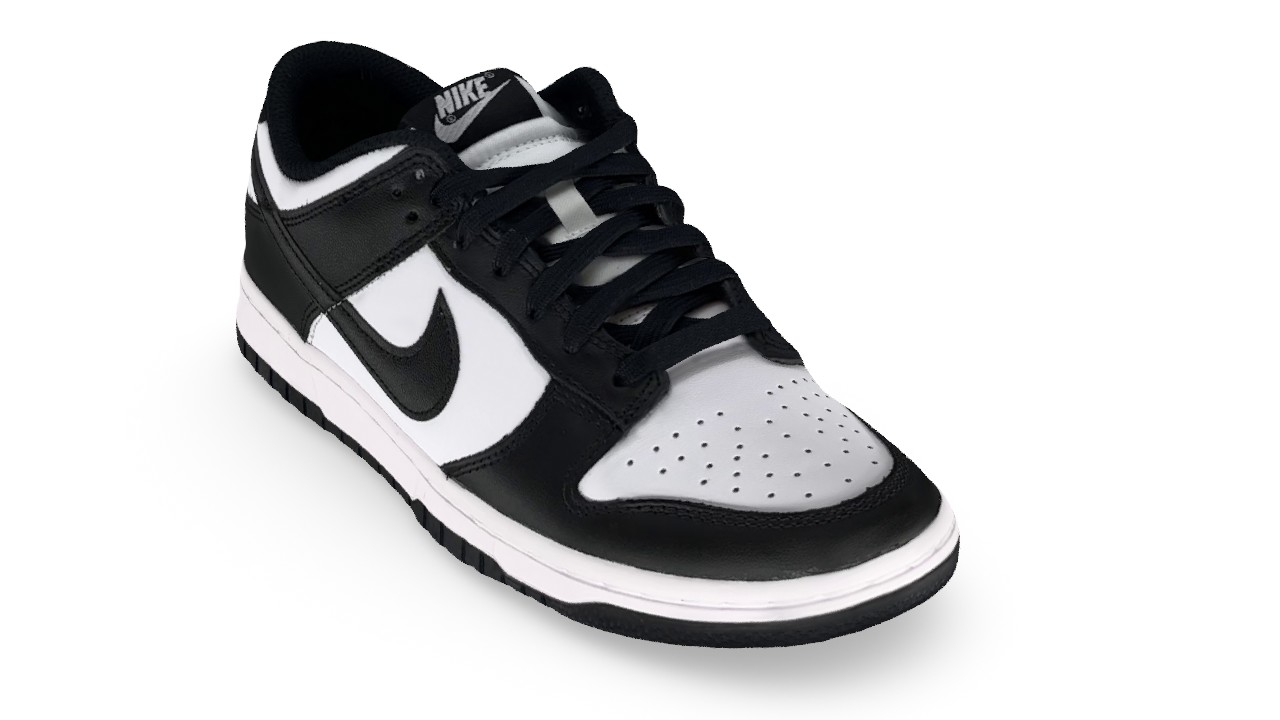 nike low black and white